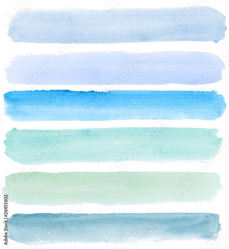 watercolor banners