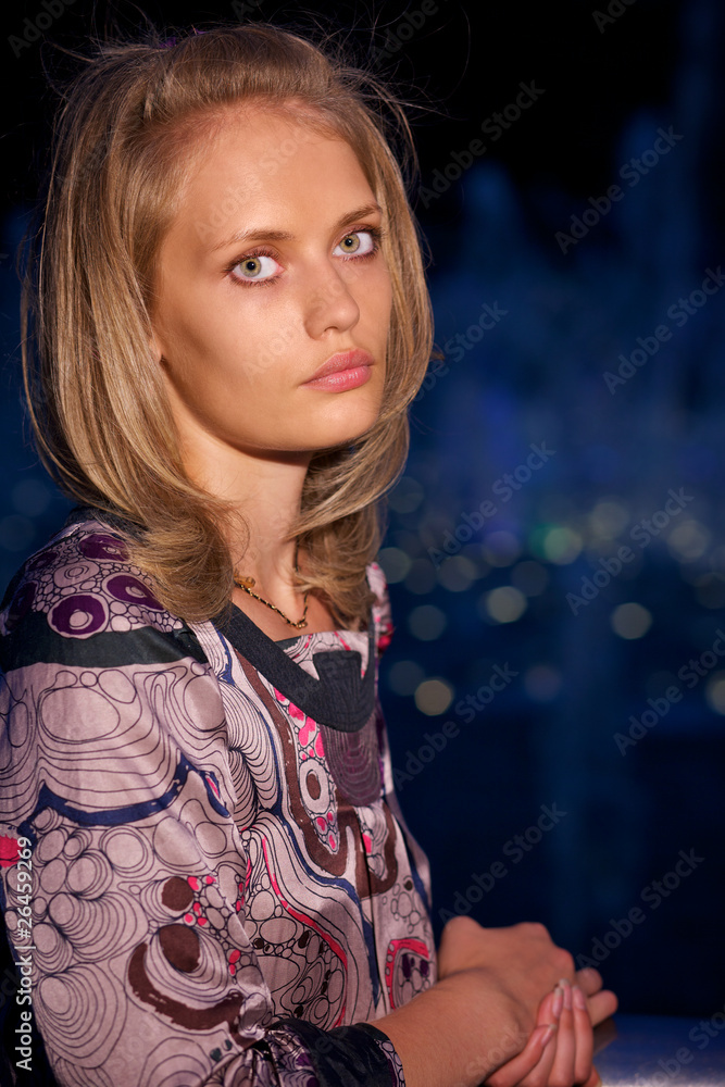 Portrait of beautiful young woman Portrait of beautiful young woman
