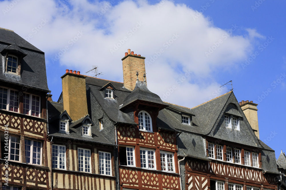Obraz premium vieux Rennes