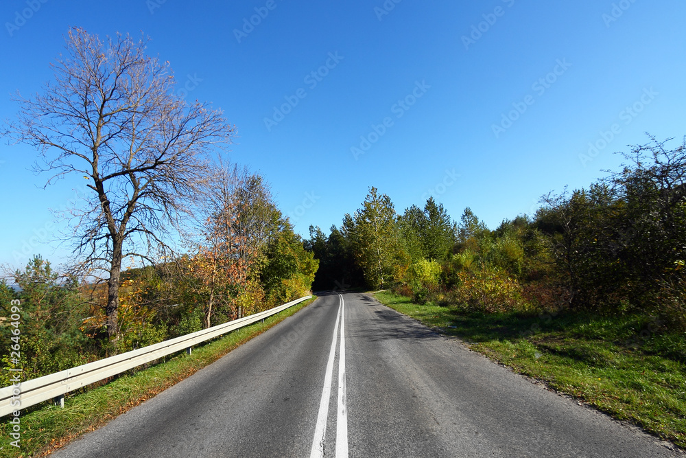 Autumn road Autumn road