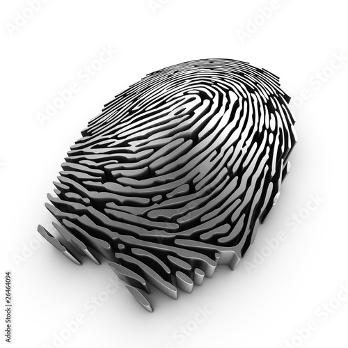 3d fingerprint representation for authentication or recognition photo