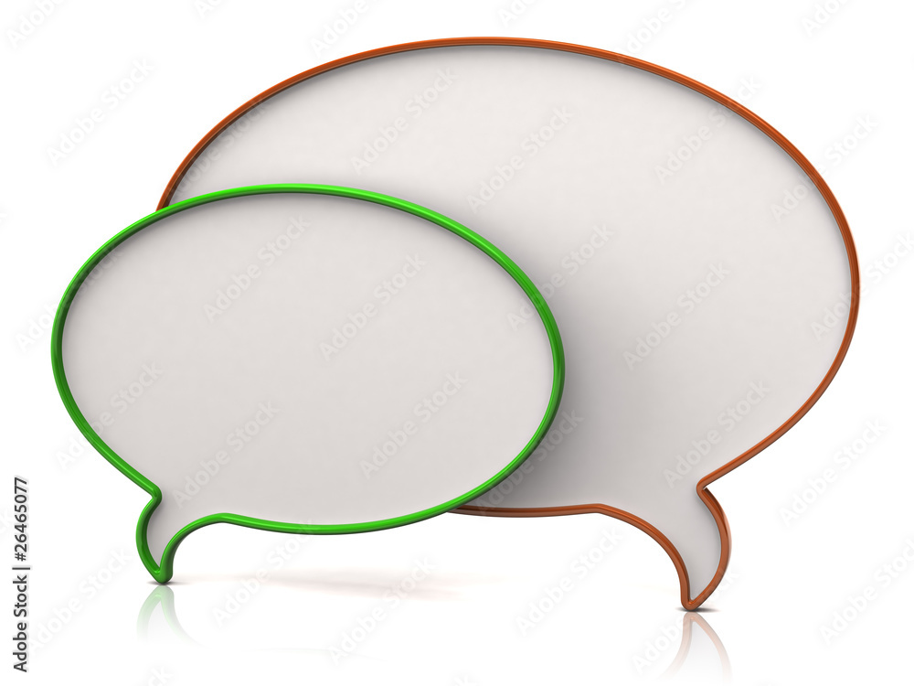 Fototapeta premium Chat icon