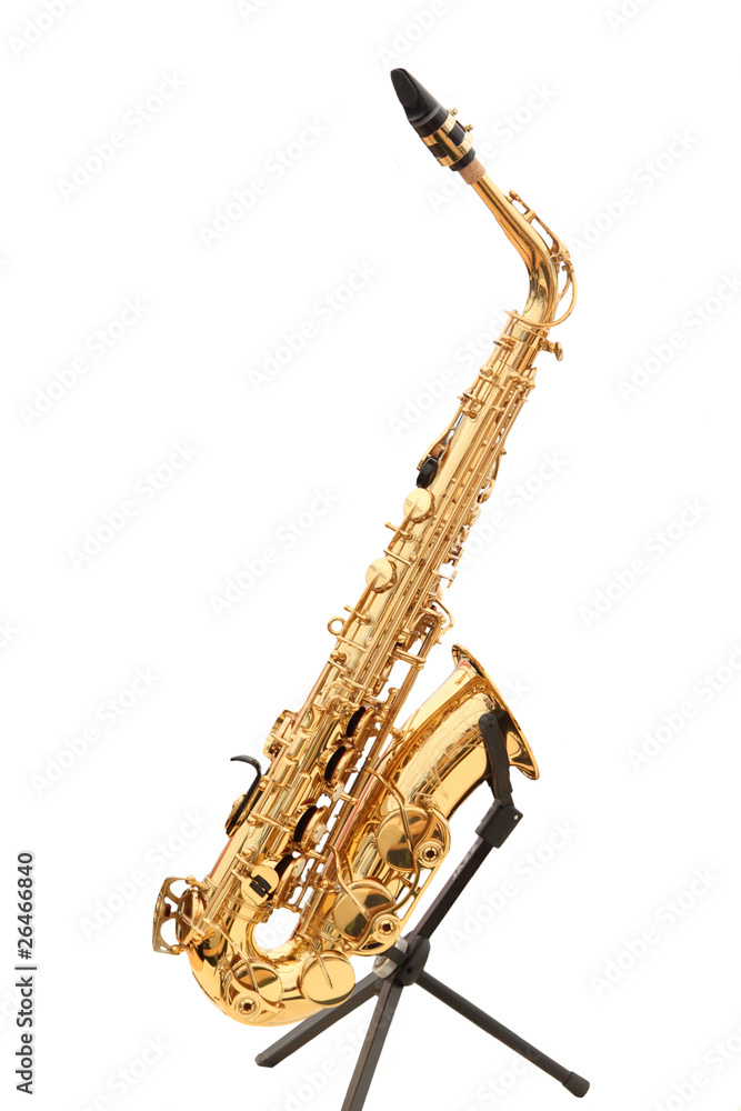 Naklejka premium Saxofon