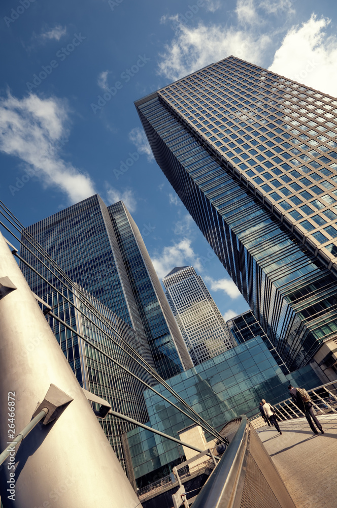Obraz premium Canary Wharf, London.