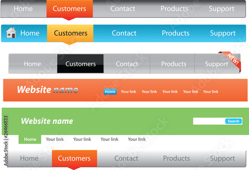 Designed menus