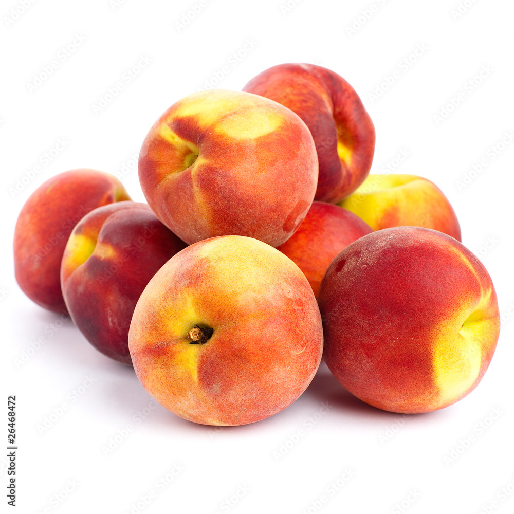 peach isolated peach isolated
