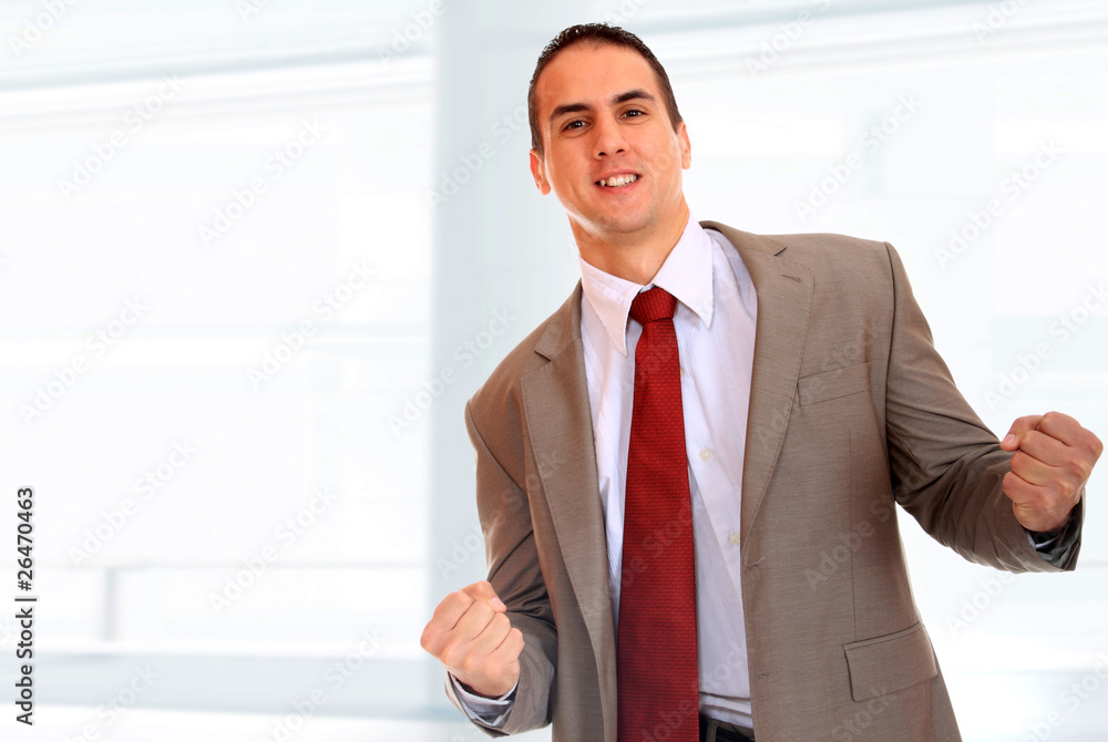 An attractive business man An attractive business man