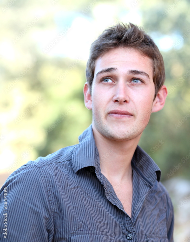Portrait of a handsome young man Portrait of a handsome young man