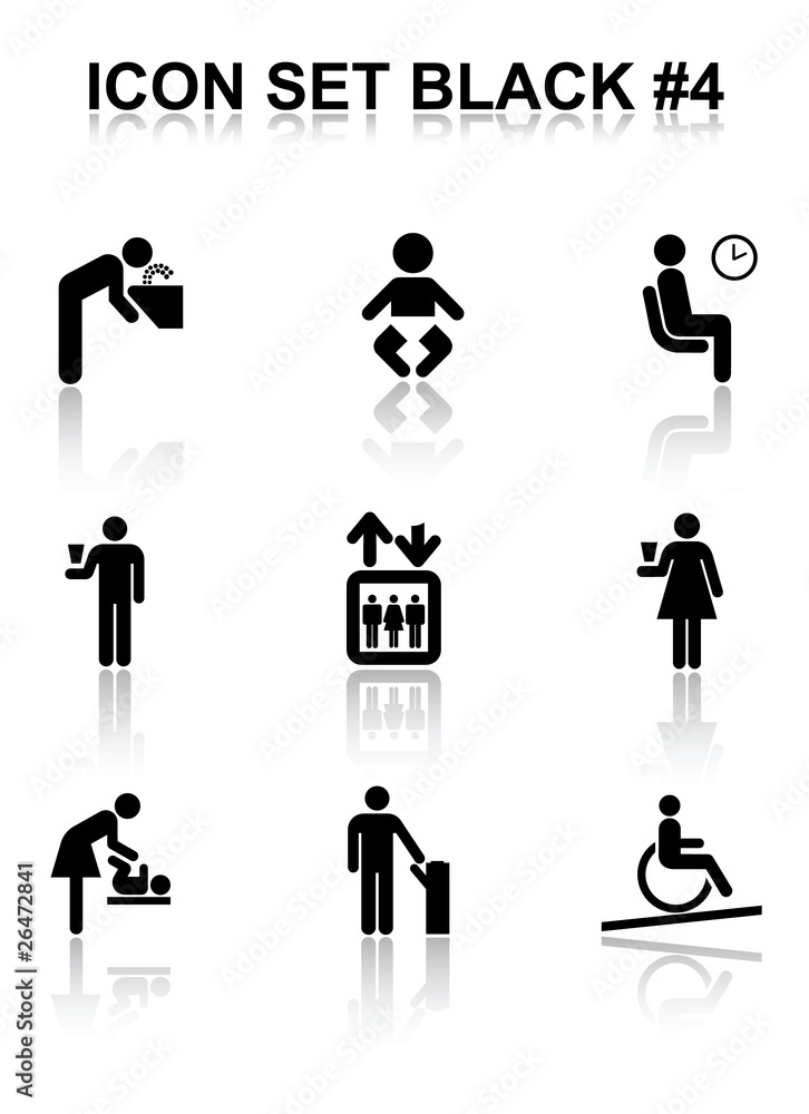 Icon Set Black #4 Icon Set Black #4