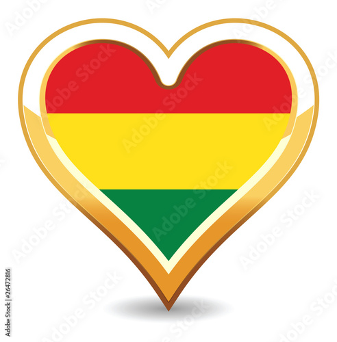 Heart Bolivia Flag Free Download Heart Bolivia Flag - GFXLoad