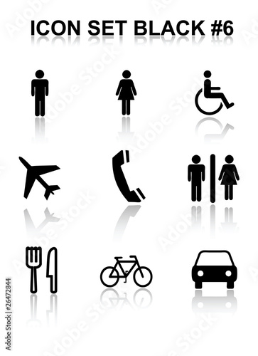 Icon Set Black #6
