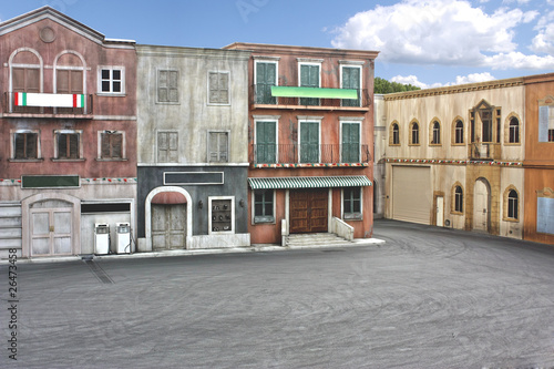 Town movie set