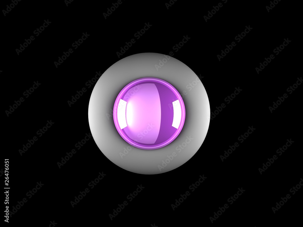realistic glossy button with reflection realistic glossy button with reflection