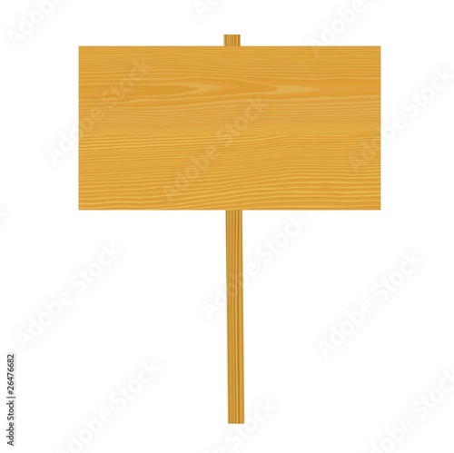wooden sign