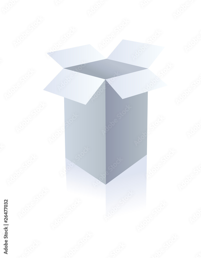 Opened box Opened box