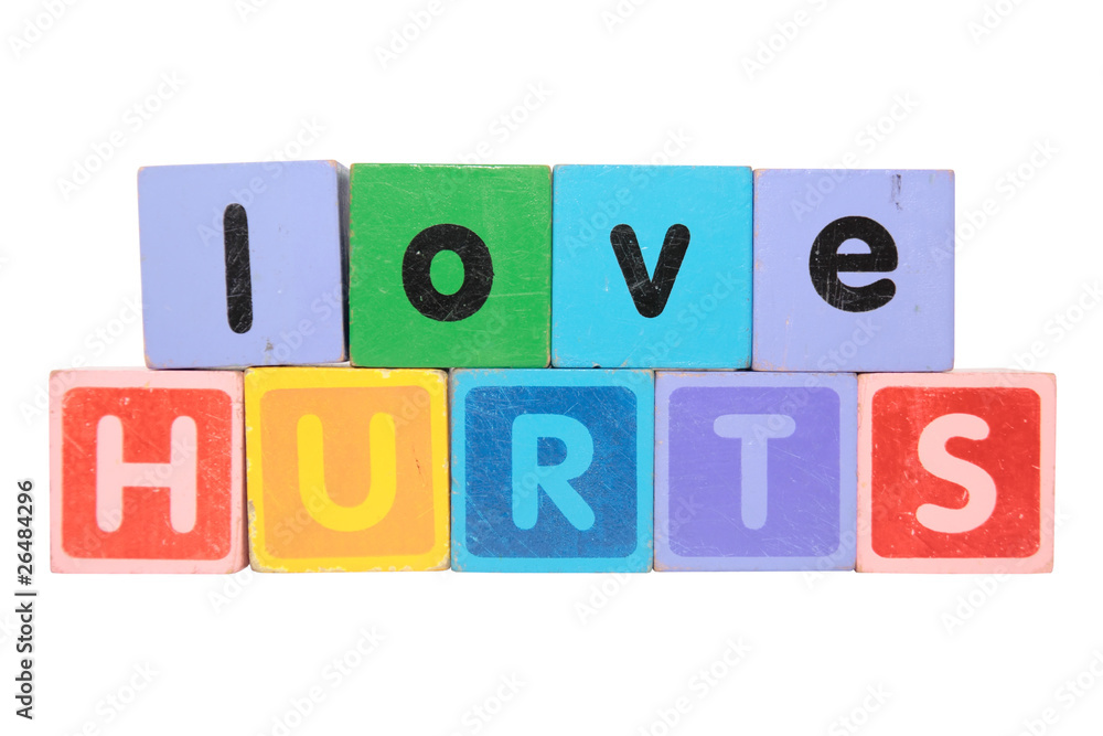 love hurts in toy blocks love hurts in toy blocks