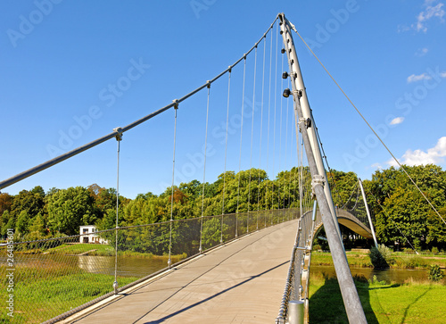 Принти на полотні Die Glacisbrücke in Minden an der Weser