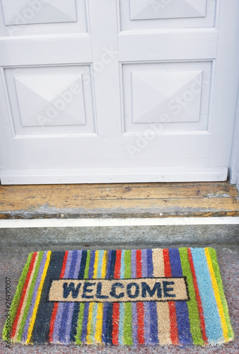 Welcome doormat photo