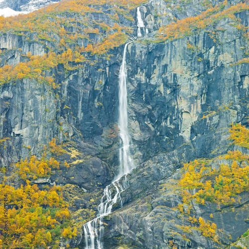 landscape near Melkevollbreen Glacier  Jostedalsbreen National P