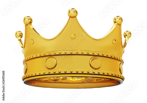 Golden crown - bottom view