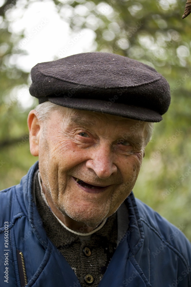 Old Man Smiling Old Man Smiling
