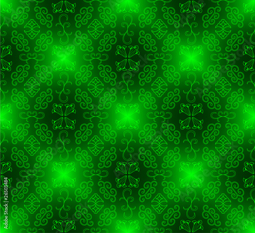 seamless green pattern