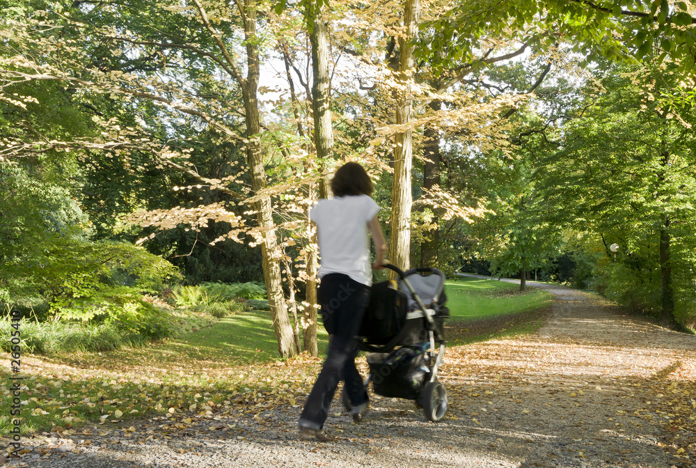 walking in the park