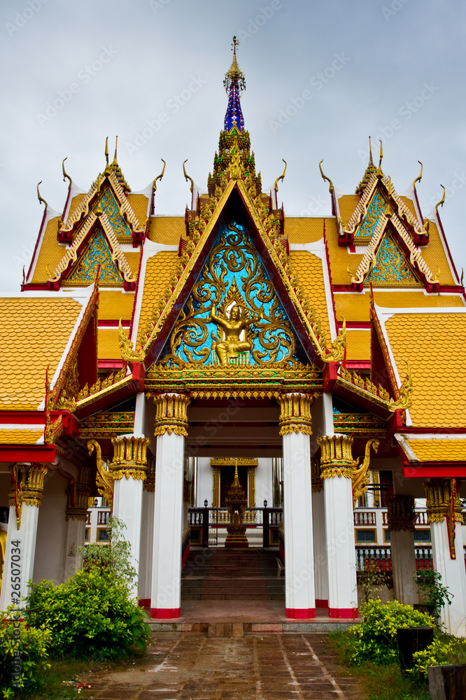 Beautiful buddist temple in Thailand