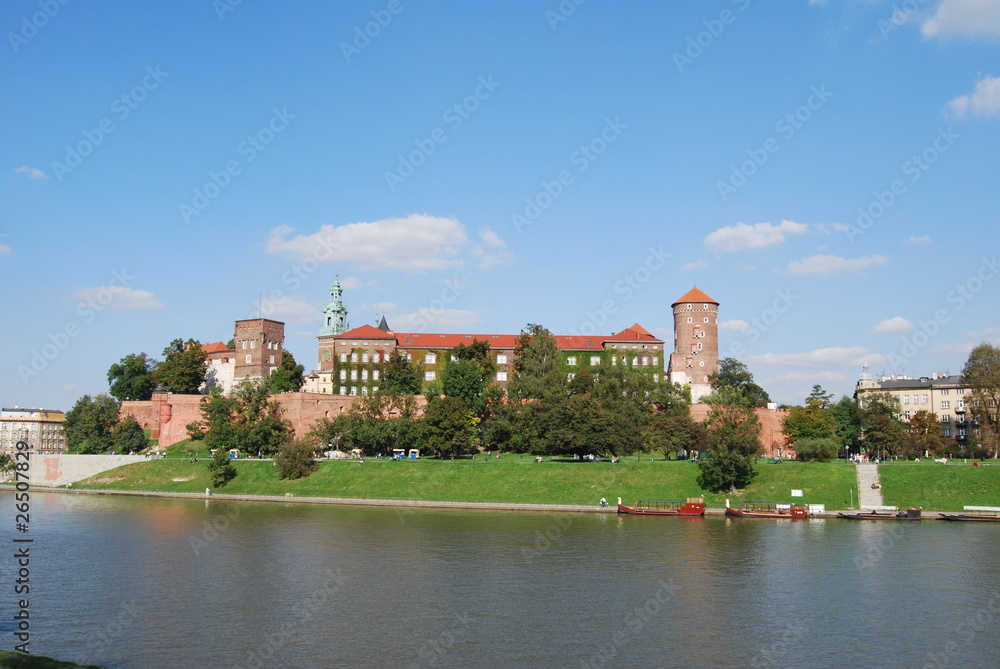 Fototapeta premium il castello wawel di cracovia