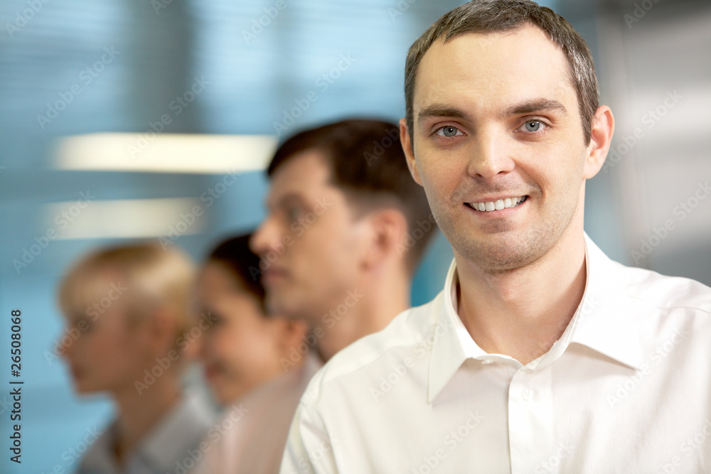 Positive businessman Positive businessman
