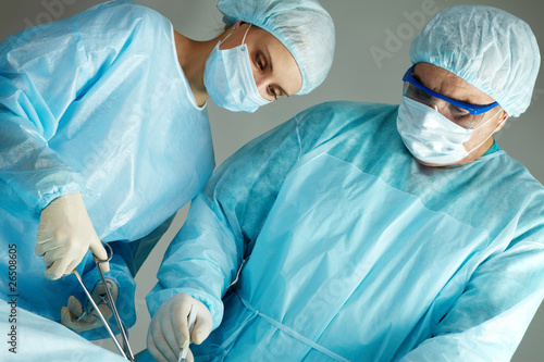 Team of surgeons