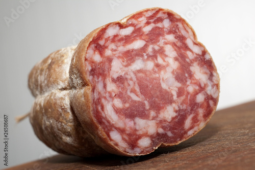 Canvastavla salame italiano di Cremona