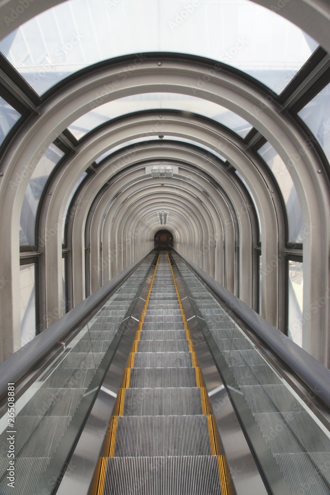 Obraz premium The escalator moving