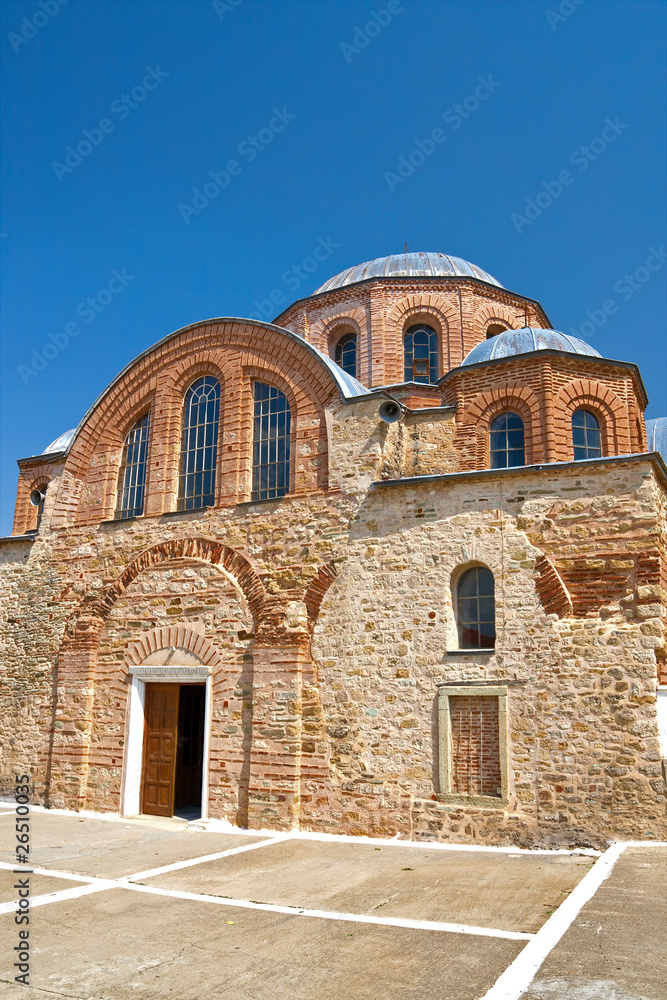 Obraz premium Byzantine church ( 1152 a.d. ) , at Feres - Greece