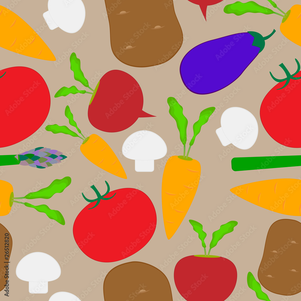 Seamless from vegetables Seamless from vegetables