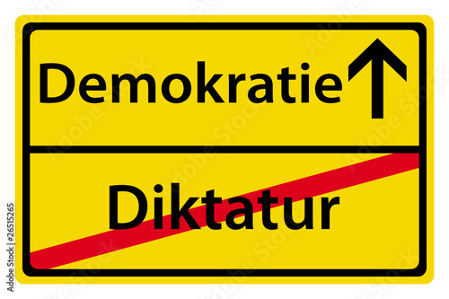 Demokratie anstatt Diktatur
