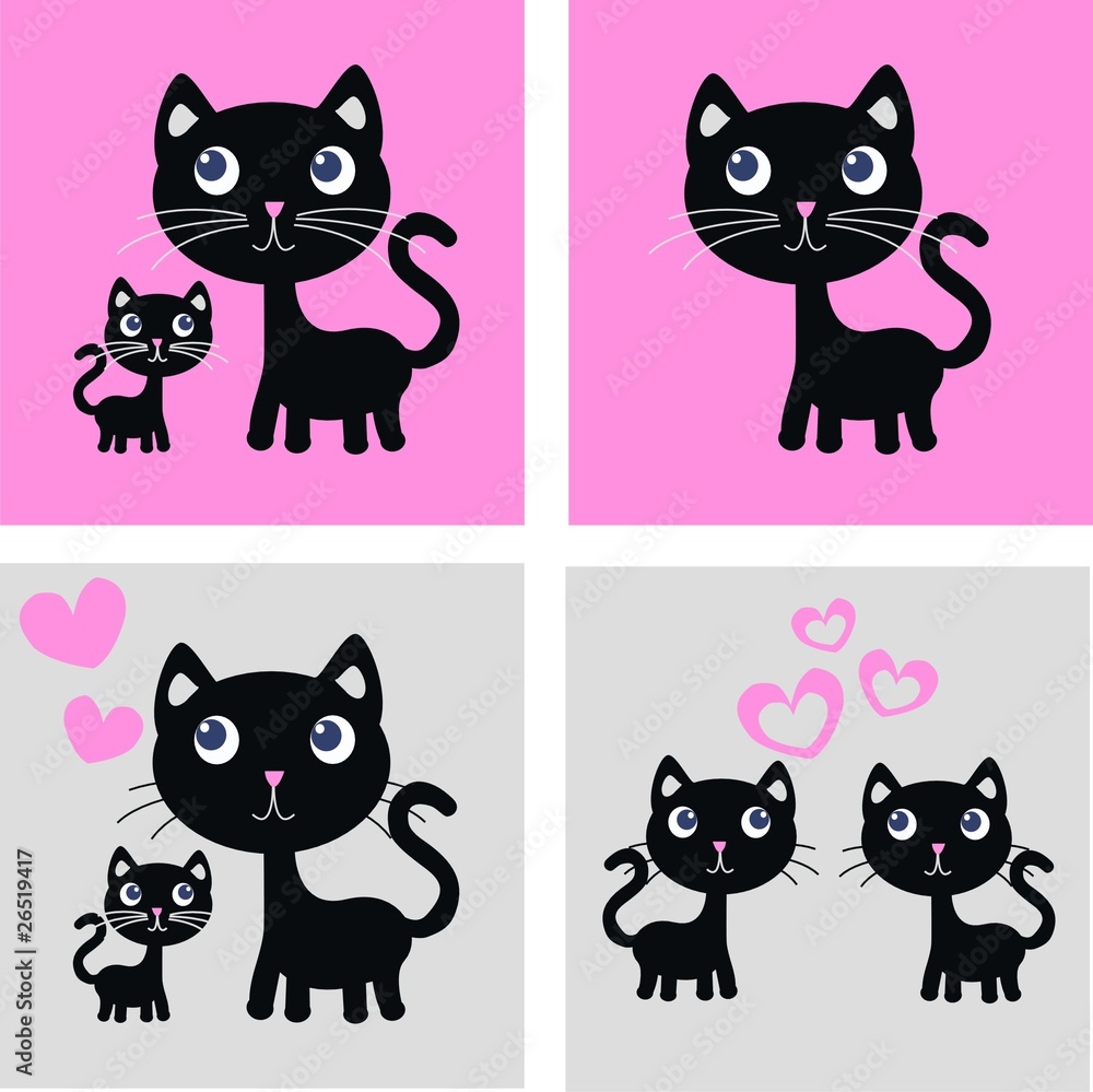 Obraz premium cat pattern