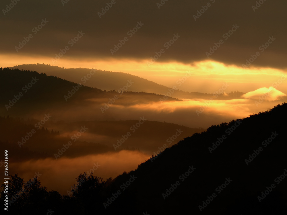 Obraz premium wschód słońca