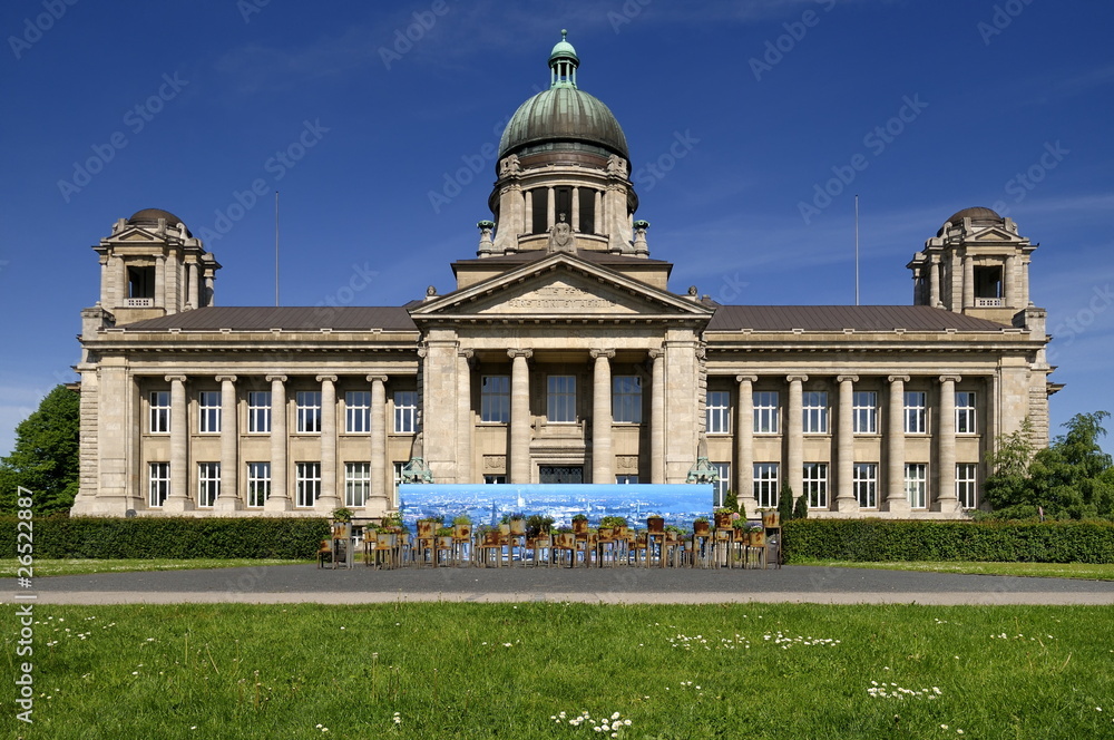 Fototapeta premium Hanseatisches Oberlandesgericht in Hamburg