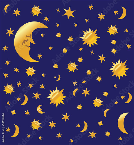 night sky background, vector
