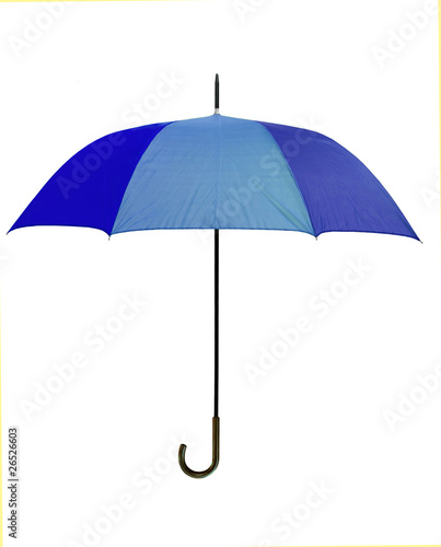 Blue umbrella - isolated