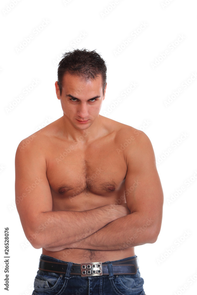 Sexy muscular man