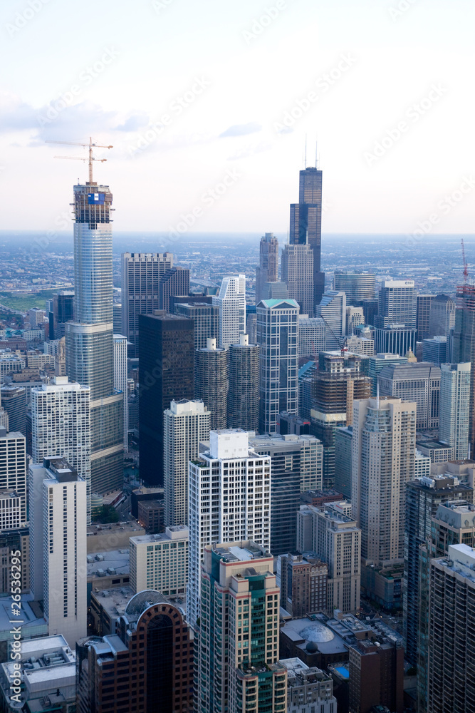 Obraz premium シカゴのビル群