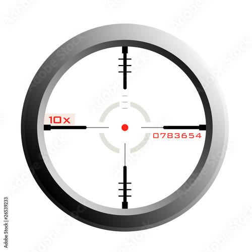 Vector rifle scope sight