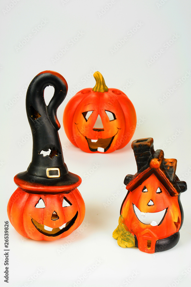 tre zucche di halloween