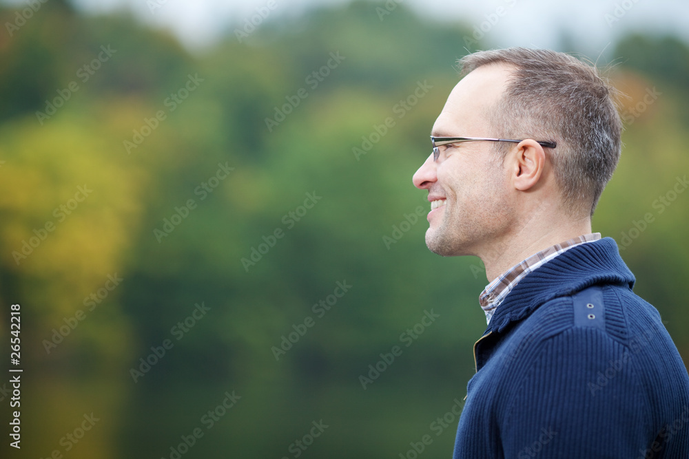 mann im profil mann im profil