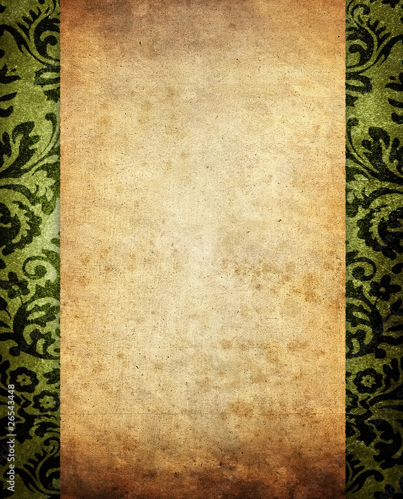 Obraz premium vintage scroll background