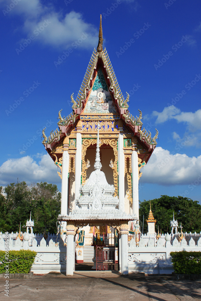Picture of buddhist temple and buddhist architecture