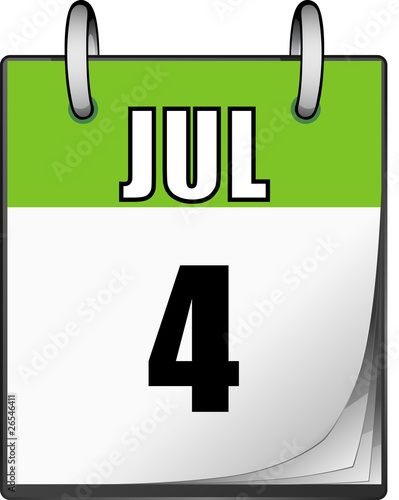 4 Luglio - Calendario - Indipendenza