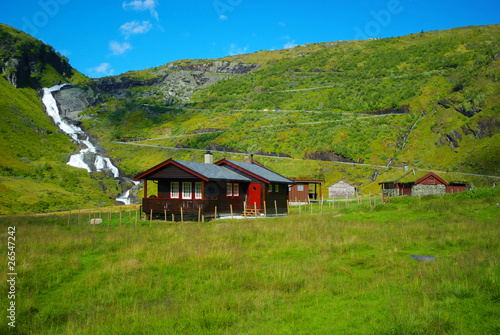 Picturesque Norway landscape.